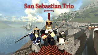 San Sebastian Trio Hardcore (ft. @DarkFlamerYay, @Sevenrich.) | Guts & Blackpowder