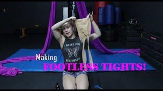 Making FOOTLESS tights and fishnets out of footed tights