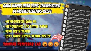 CARA MENGHAPUS DATA ML YG TIDAK BERGUNA / TIDAK PENTING | CARA HAPUS FILE SAMPAH MOBILE LEGEND 2024