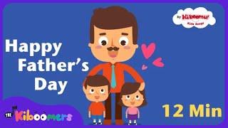 Fathers Day Song Lyric Video Compilation - The Kiboomers Preschool Songs & Nursery Rhymes for Dad