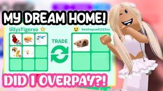 MY DREAM COQUETTE GRINDING HOME!DID I OVERPAY?️!#adoptmeroblox #preppyadoptme #preppyroblox