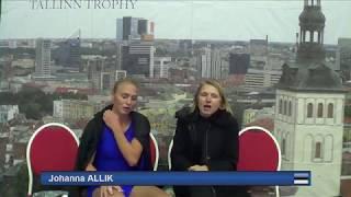 Johanna Allik Short Program Tallinn Trophy 2017