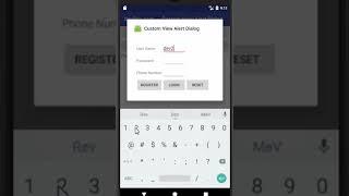 android custom layout alert dialog example