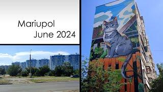 Мариуполь. Июнь 2024. Киевская, Олимпийская, пер.Ровенский. Mariupol. June 2024.