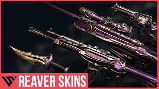 Valorant | ALL Reaver Weapon Skins Showcase & Gameplay