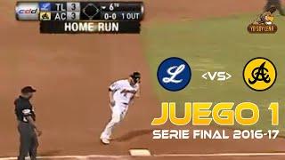 Resumen: Juego 1 Serie Final 2016-17 Licey vs Águilas Estadio Cibao