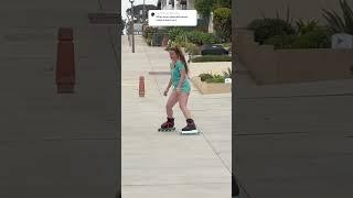 How to skate/slow & stop DOWNHILL on rollerblades  #inlineskating #tipsandtricks