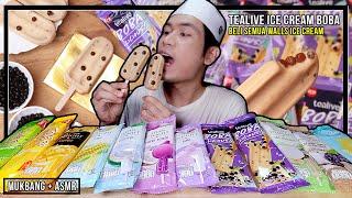 [VIRAL] AISKRIM TEALIVE BOBA & BELI SEMUA JENIS AISKRIM ASIAN DELIGHT BEKU OTAK ! | ASMR MUKBANG