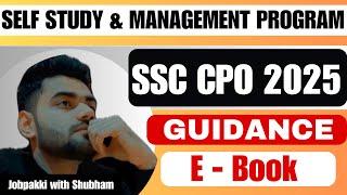 SSC CPO 2025 Guidance E- Book || Jobpakki with Shubham