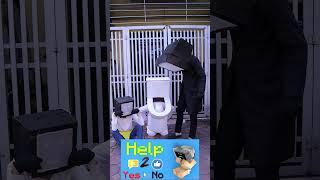 Let Me Do It For You | Toilet MrBeast Vs TV Man REAL LIFE