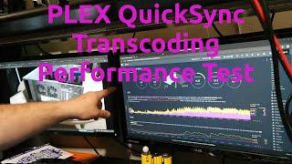 PLEX QuickSync Transcoding Performance Test