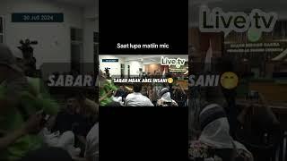 Abel Insani Reporter Kompas Tv Lupa Matikan Mic saat LIVE