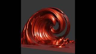 Abstract Wave Effect