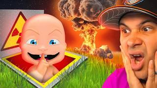 BABY PRANKS Using a SECRET BUNKER! | Who's Your Daddy