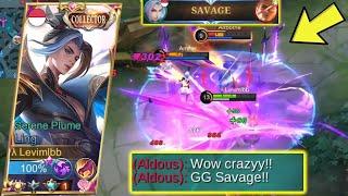 LING SAVAGE!! LEVIMLBB FIRST SAVAGE WITH CRAZY DAMAGE | LING FASTHAND GAMEPLAY - Mobile Legends