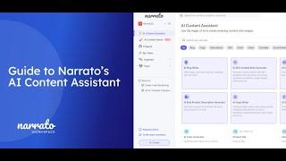 Guide to the AI Content Assistant on Narrato