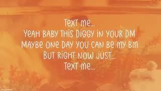 Diggy - Text Me ft. Levan Kali (Lyric Video)