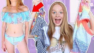 BIKINI TRY ON HAUL!  (Sea Folly, Hollister, River Island + more)