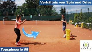 Topspin lernen für Anfänger #8 | Das Verhältnis zwischen Spin und Drive | Tennis Mastery