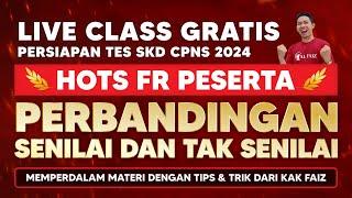 SOAL TIU CPNS 2024 PERBANDINGAN SENILAI  DAN TAK SENILAI