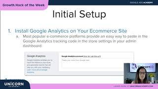 E-Commerce Tracking Through Google Analytics