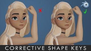 Corrective Shape Keys - Blender 2.8 Tutorial