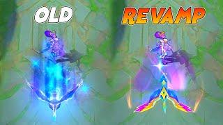 Odette Revamp Virgo VS Old Skill Effects