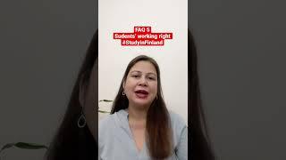 [In Nepali] FAQ 5 || Students’ working rights in Finland || Hours per week || Study in Finland||