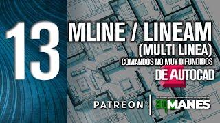 MLINE | AUTOCAD AVANZADO | Lineas dobles multilineas muros en un solo trazo | MULTILINEA