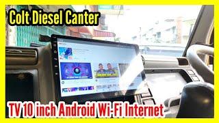 TV 10 in Android WiFi Internet | Canter Isuzu | Paket TV mobil