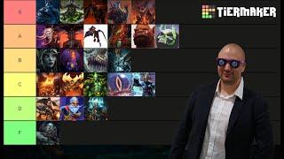 Tierlist des Méchants / Vilains de WoW