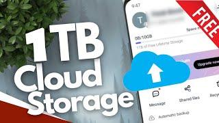 How can I get 1TB of cloud storage for free Lifetime 2022