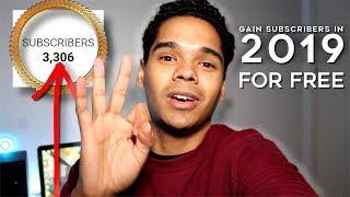 How to get 1000 to 3000 Subscribers on YouTube Free (Gain Subscribers In 2019)