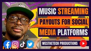 MUSIC STREAMING PAYOUTS FOR SOCIAL MEDIA PLATFORMS | MUSIC INDUSTRY TIPS