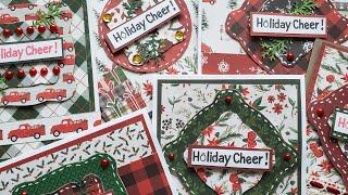 ️Turning Embellishments into #Christmas Cards