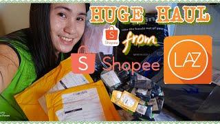 HUGE SHOPEE & LAZADA HAUL I Euanne Hyuna