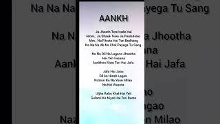 #song #zoya #love #ankh #english #lyrics #remix #bollywood #dance #motivation