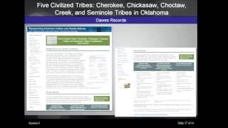 2014 Virtual Genealogy Fair Session 4: American Indian Records and Resources on Archives.gov