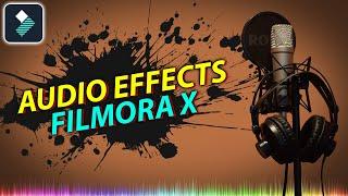 FILMORA X | AUDIO EFFECTS | ECHO, REVERB, LOBBY & MORE | AUDIO EDITING FILMORA 10 TUTORIAL - [HINDI]