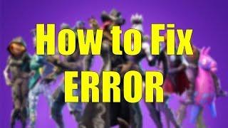 How to fix Error IS-BV04 and Corrupt Data found in Fortnite! FIXED FINALLY!!!