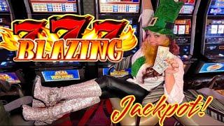 Jackpot! Nudging Triple Double Blazing 777 