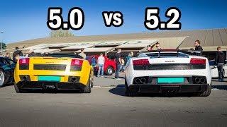 Lamborghini Gallardo 5.0 V10 -vs- 5.2 V10 (Sound Comparison)