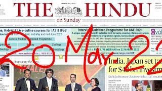 20 March 2022 The Hindu Newspaper Analysis #upsc