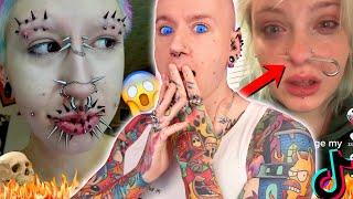 FORCED PIERCING Ends In DISASTER | New TikTok Piercing Fails 26 | Roly
