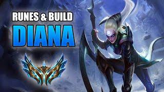 Challenger Diana Mid - Runes & Build (Season 14) | Kamus