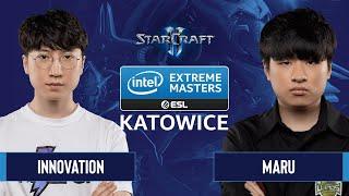 SC2 - INnoVation vs. Maru - IEM Katowice 2020 - Group C