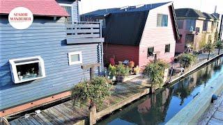 Vancouver street walk, EP176 - Sea Village to Sutcliffe Park, Granville Island.