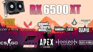 RX 6500XT : Test in 10 Games ft i3 12100F - RX 6500XT Gaming