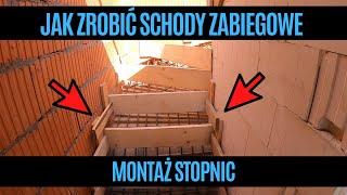 Jak zrobić schody zabiegowe. Montaż stopnic. Dzień z życia budowlańca #72