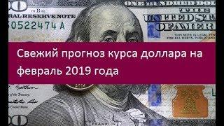 Самый свежий прогноз курса доллара на февраль 2019 года